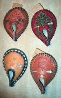 Horseshoe pony tail holder using horseshoe nail 