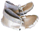 Moccasin Cow Leather Ankle High Boots without fringe